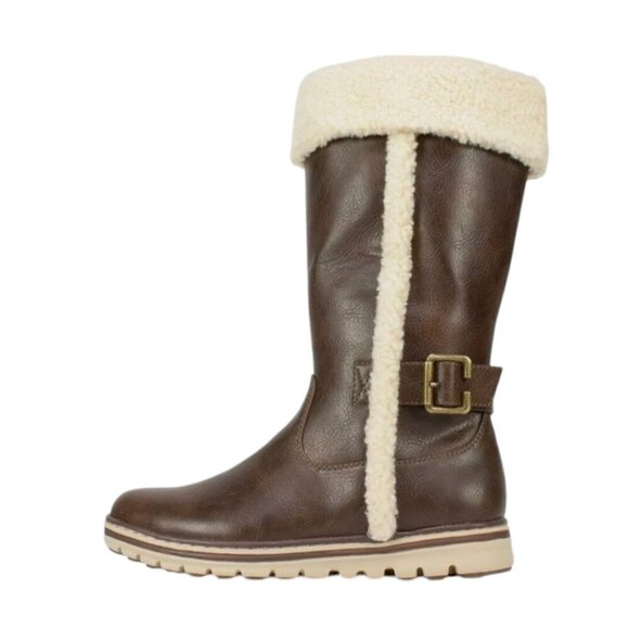 Cliffs by White Mountain Kesha Round Toe Brown Boots 10 - Picture 6 of 15